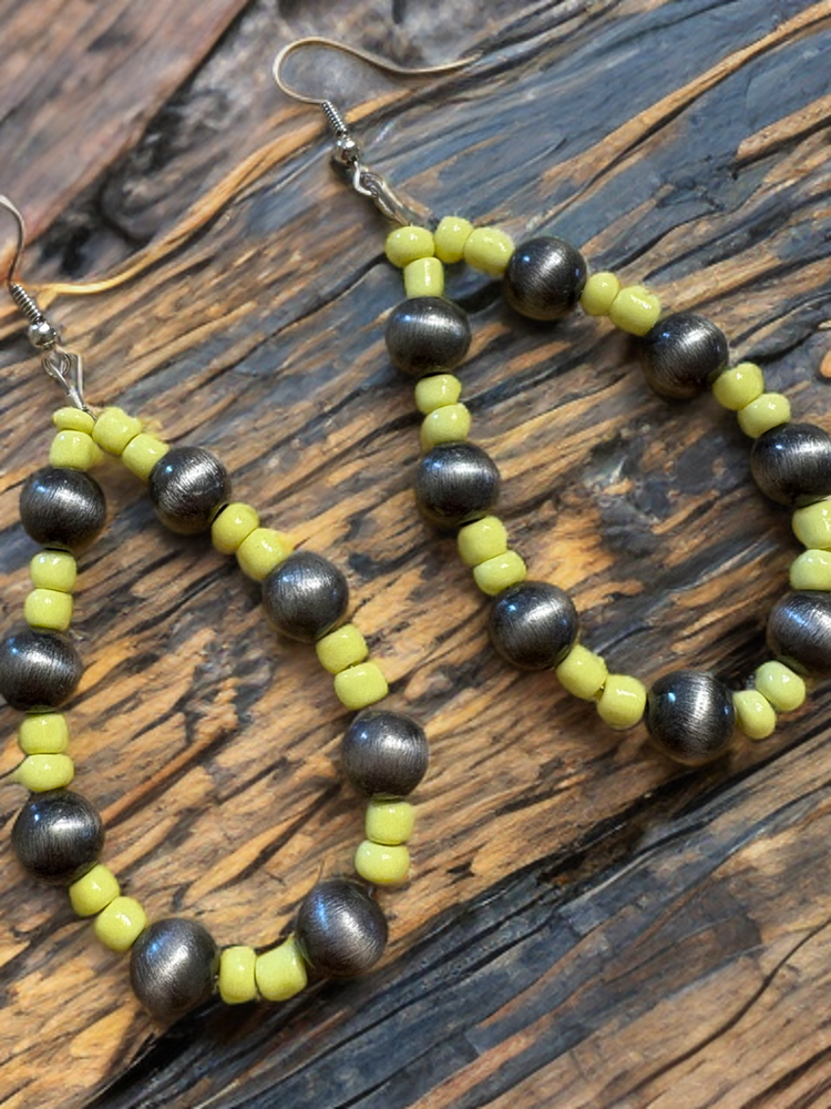Hand Beaded Earrings