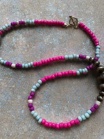 Vibrate Hand Beaded Necklace