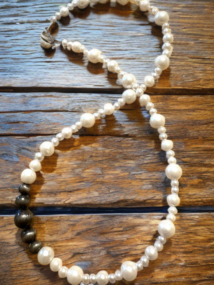 Wrapped In Pearls Necklace