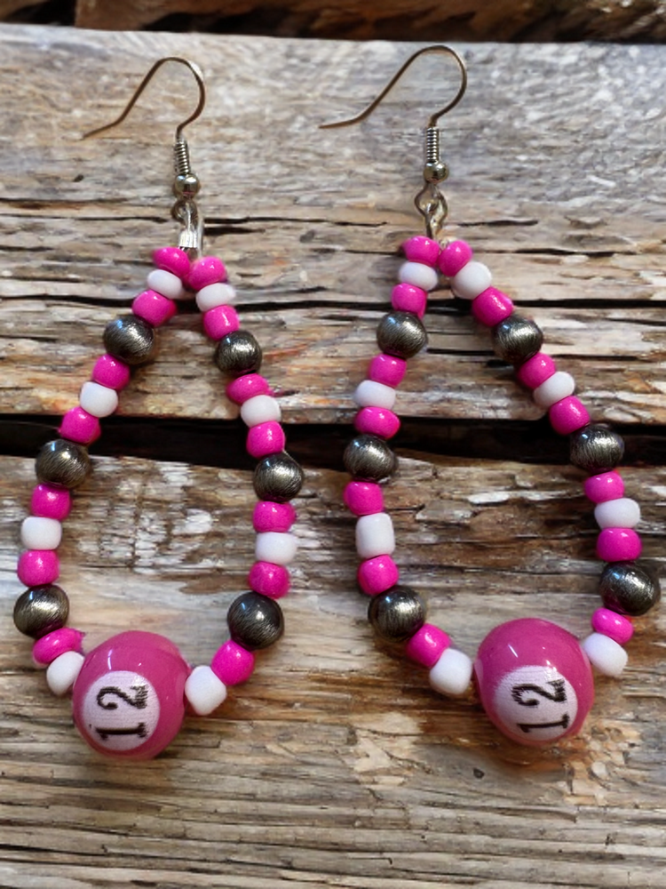 Hand Beaded Earrings