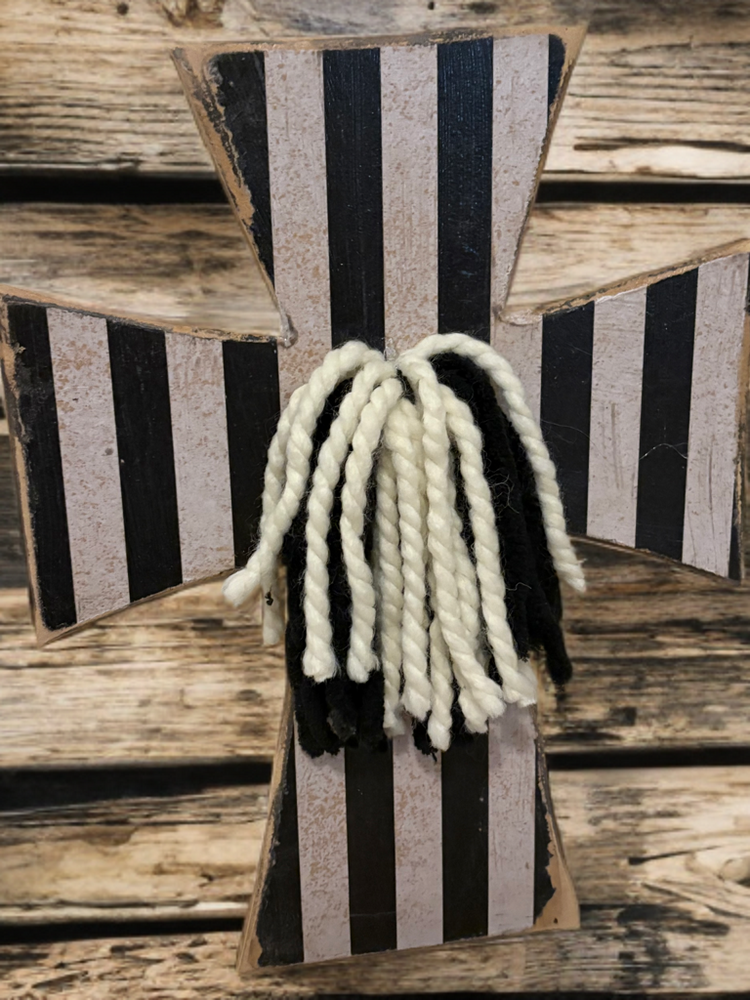 The Bold In Stripes Cross
