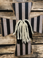 The Bold In Stripes Cross