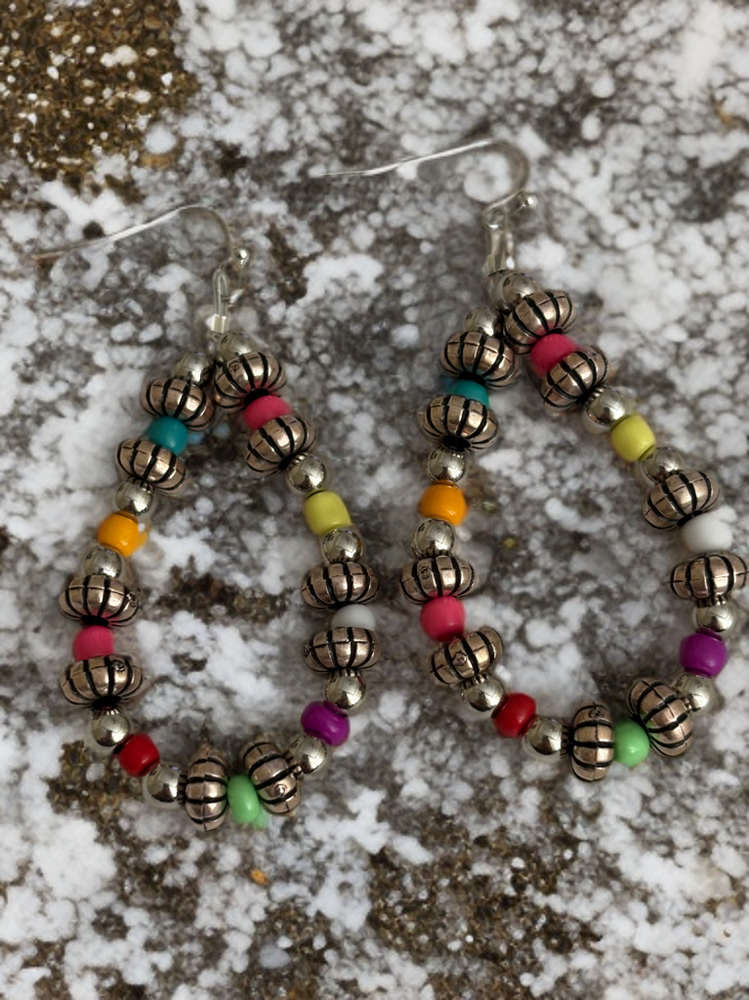 Multi Colored Handmade Earrings