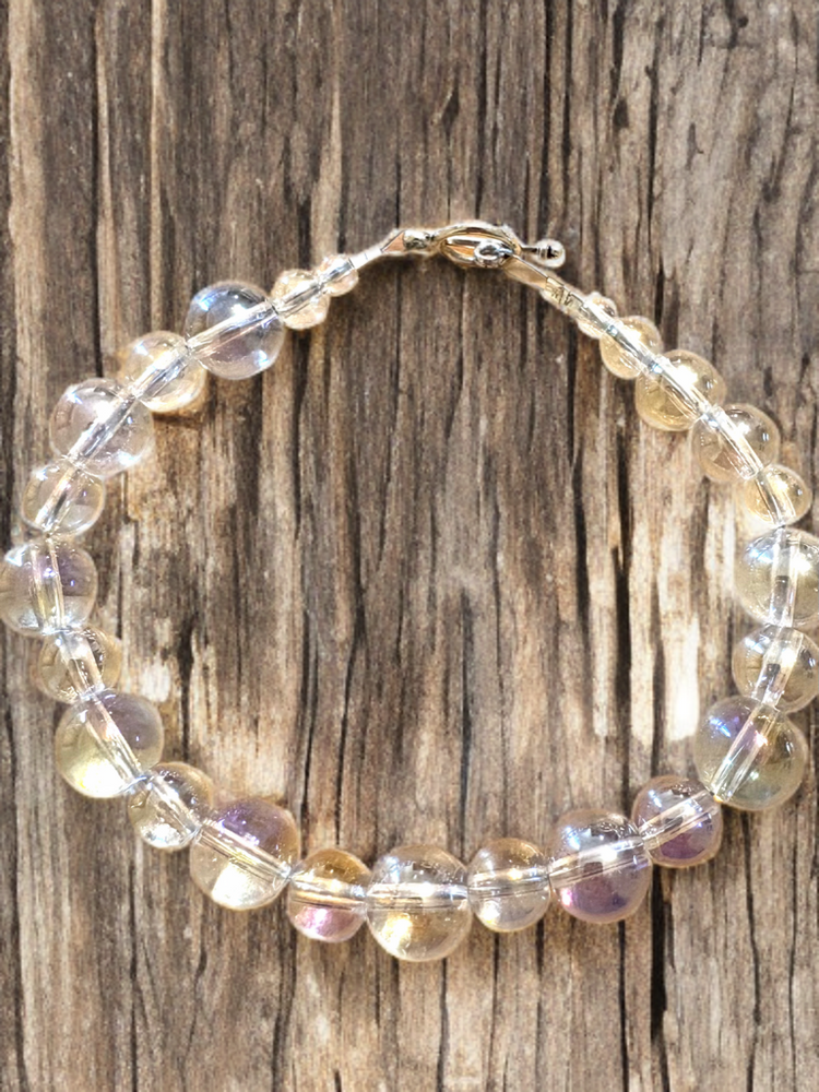 Hand Beaded Glass Bracelet