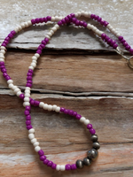 Hand Beaded Seed Bead Necklace