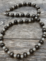 Hand Beaded Faux Necklace