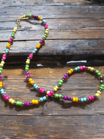 Vibrant Hand Beaded Necklace