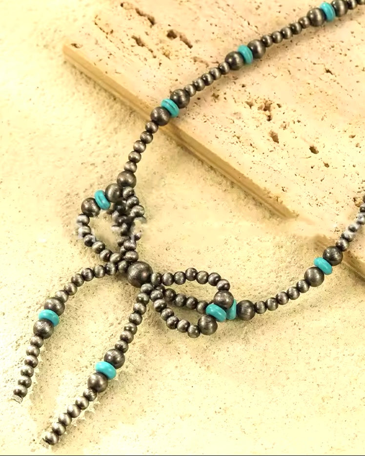 Bow-tiful Beaded Necklace